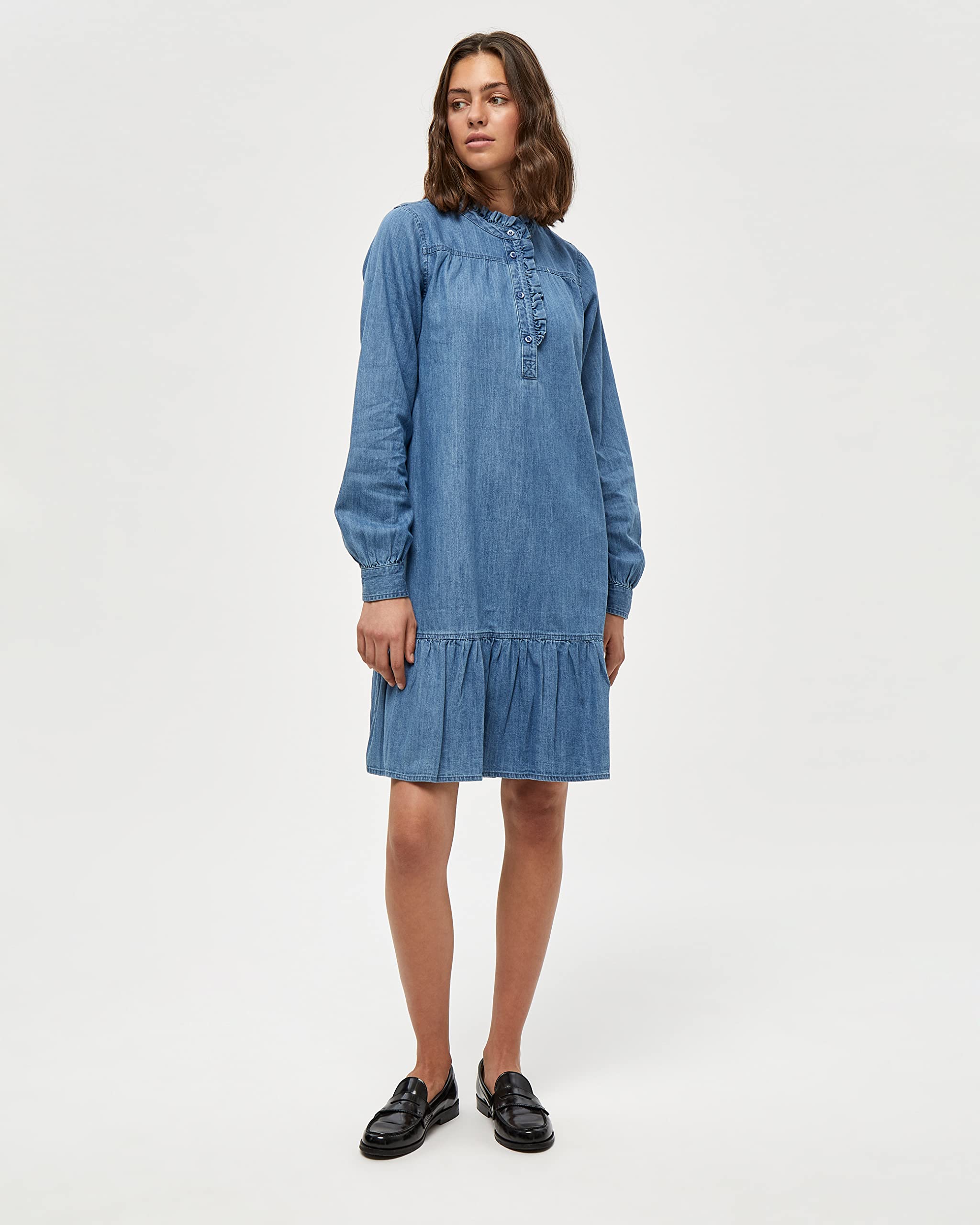 Sukienka damska Minus Vevina, 005 Denim, 44