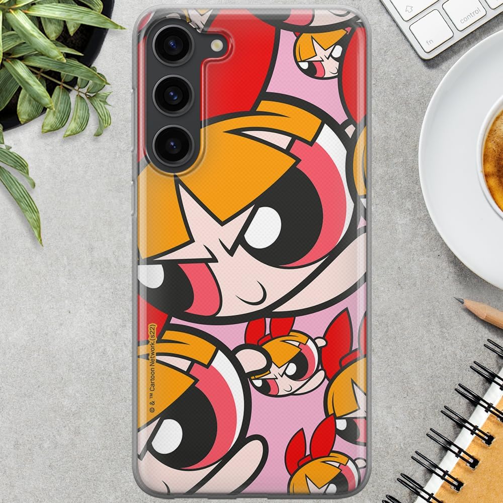 ERT GROUP Mobile Phone case for Samsung S23 Plus Original and Officially Licensed The Powerpuff Girls Pattern The Powerpuff Girls 010 adapted to The Shape of The Mobile Phone, case Made of TPU