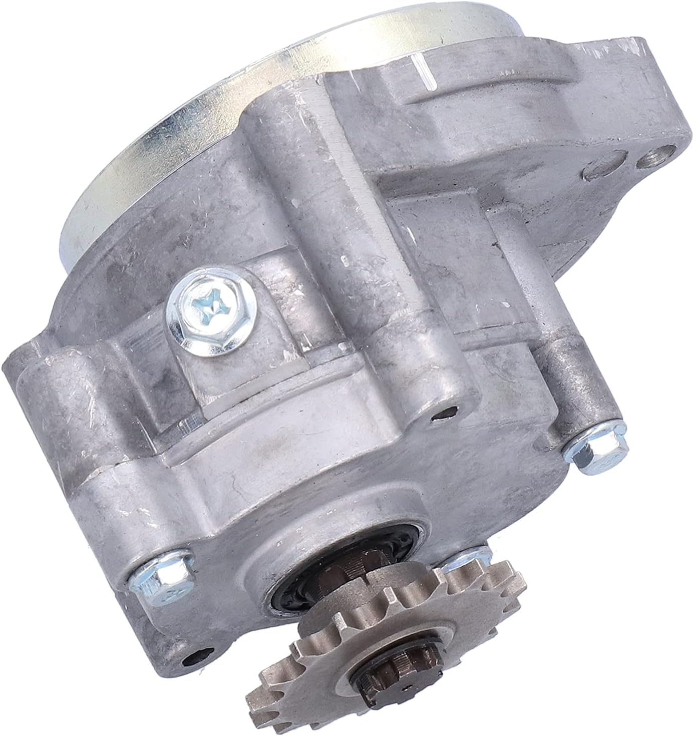 17T Gear Box Kit for 43/49 Mini PIT Bike, ATV Gear Box Replacement, Metal Alloy Drum Housing with T8F Chain, Direct Fit for Mini Quad ATV and Dirt Bike, Simple Installation