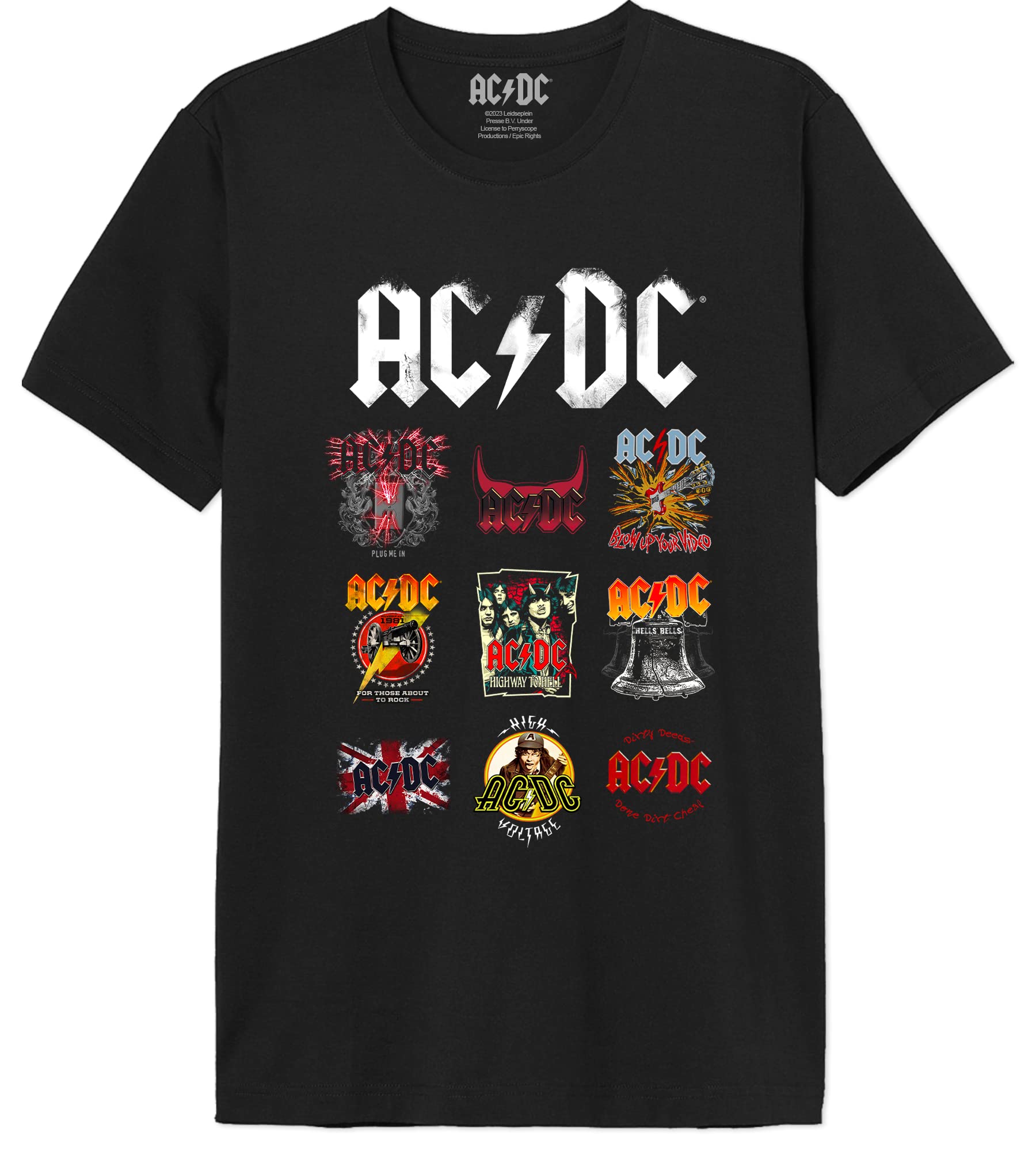 AC/DC Meacdcrts033 T-Shirt Homme (Lot de 1)
