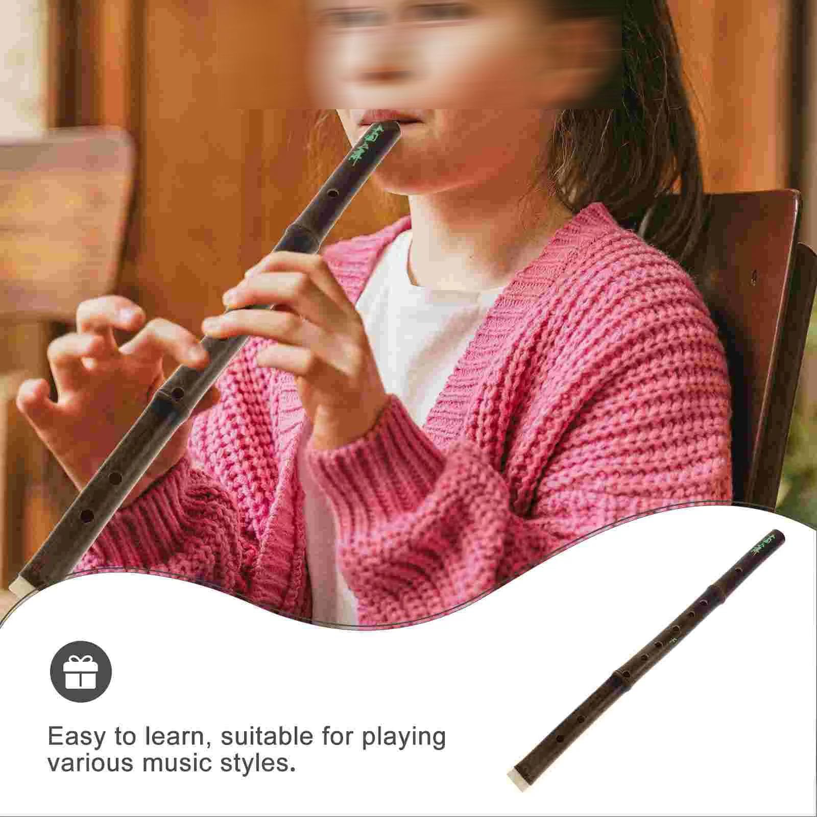 Chińskie instrumenty muzyczne Flety drewniane Instrumenty sześciootworowe Shamisen Początkujących Flet Bambusowy