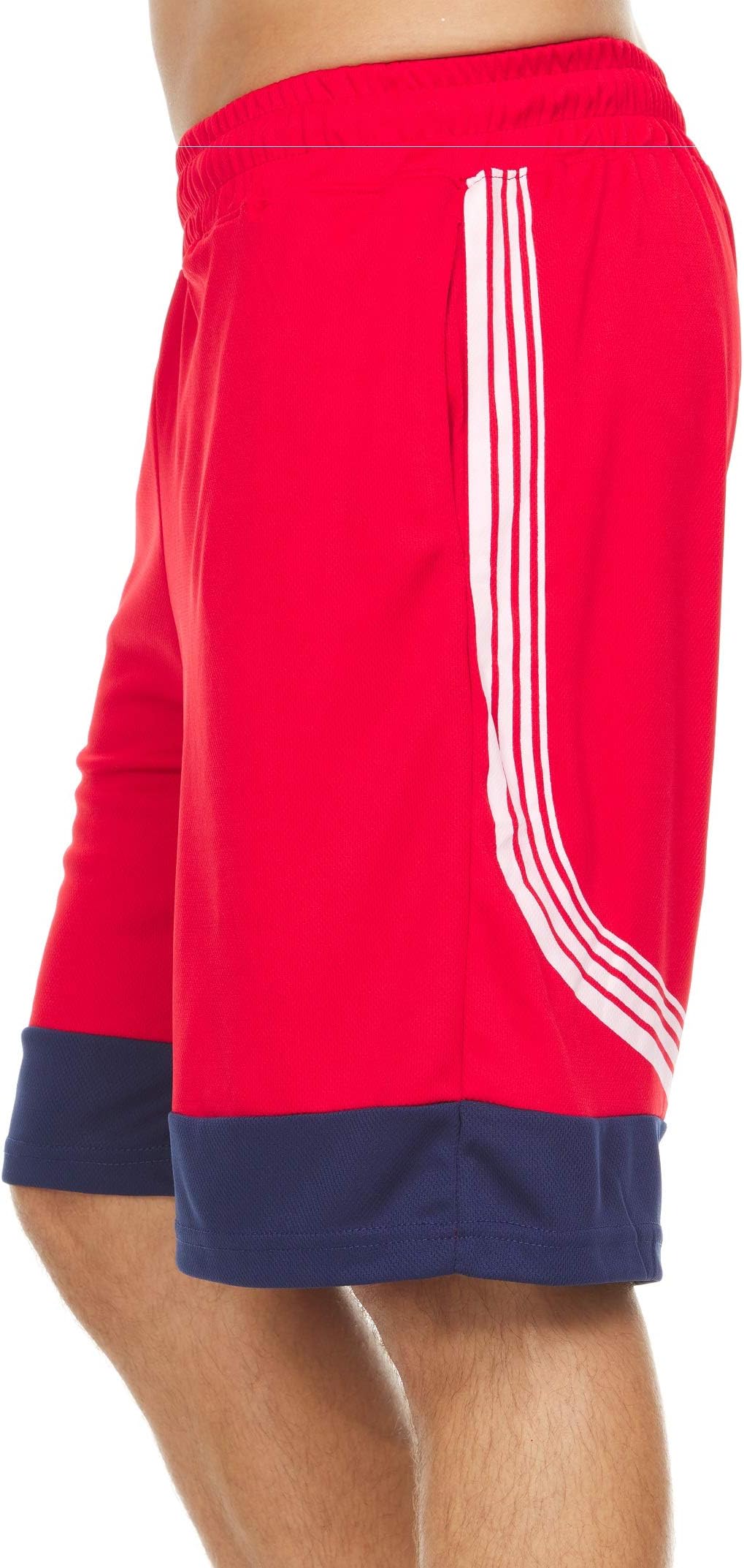 GO-JEMS Basketball Shorts for Men Athletic Running Workout Mesh Mens Shorts with Pockets and Inner Drawstring