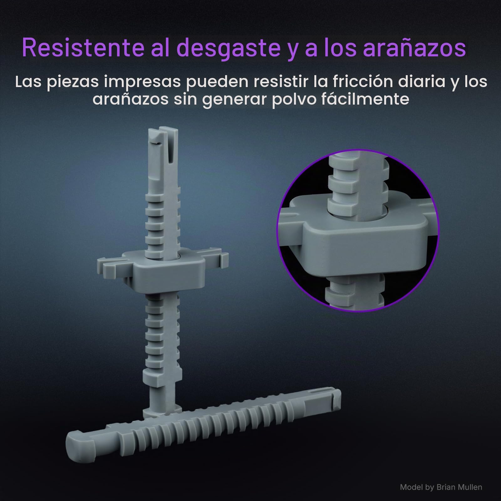 RESIONE Tough74 V2 Resina ABS Like Tipo ABS para Impresoras 3D LCD, DLP y MSLA – Alta Precisión y Resistente al Desgaste – Gris 1000g