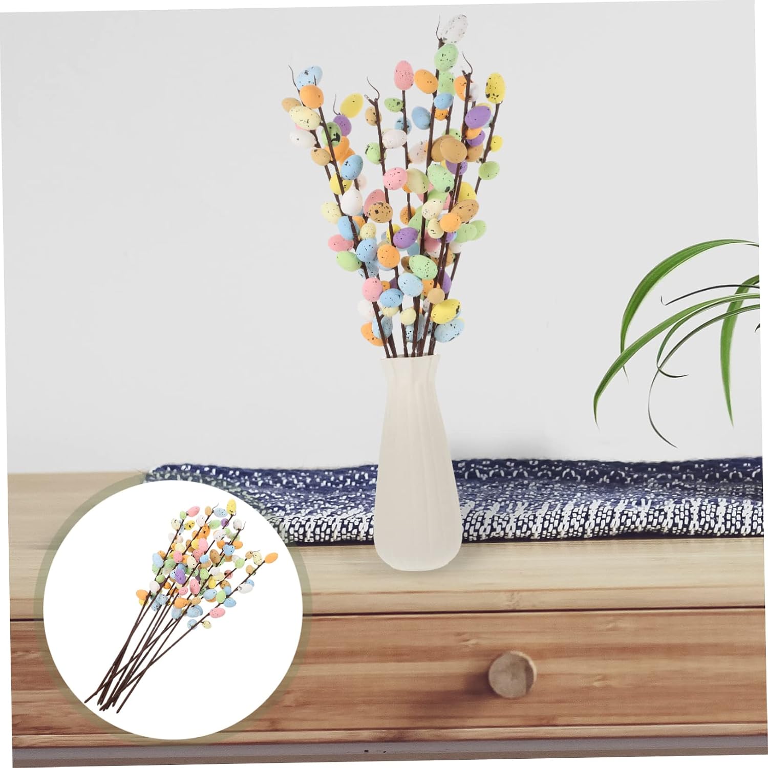 VALICLUD 10pcs Easter Branches Artificial Picks for Floral Arrangements Spring Decor Holiday Celebrations and Photography Props