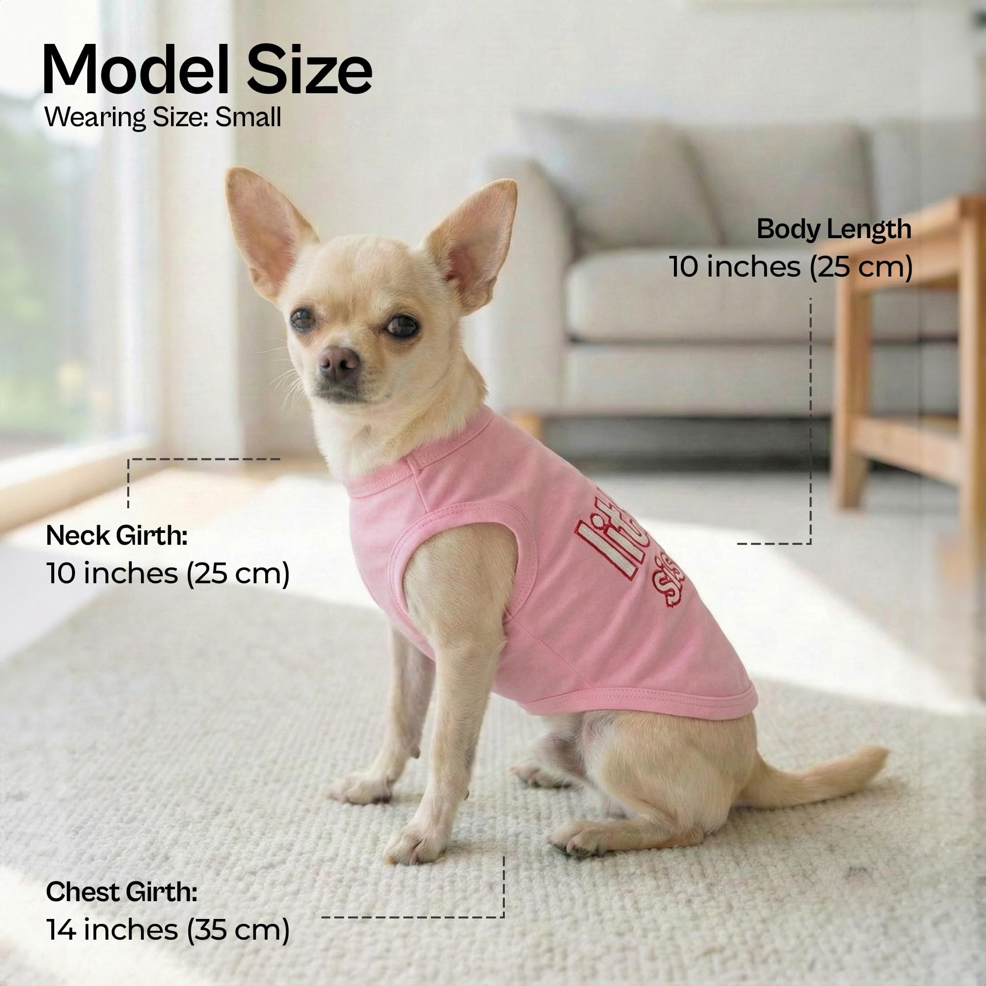 parigino Pet Dog Cat vestiti camicie ragazzo della mamma, papà maglietta da ragazza, Big Brother, Big Sister, Little Brother, Little Sister, i Love Mommy, i Love Daddy, XXS