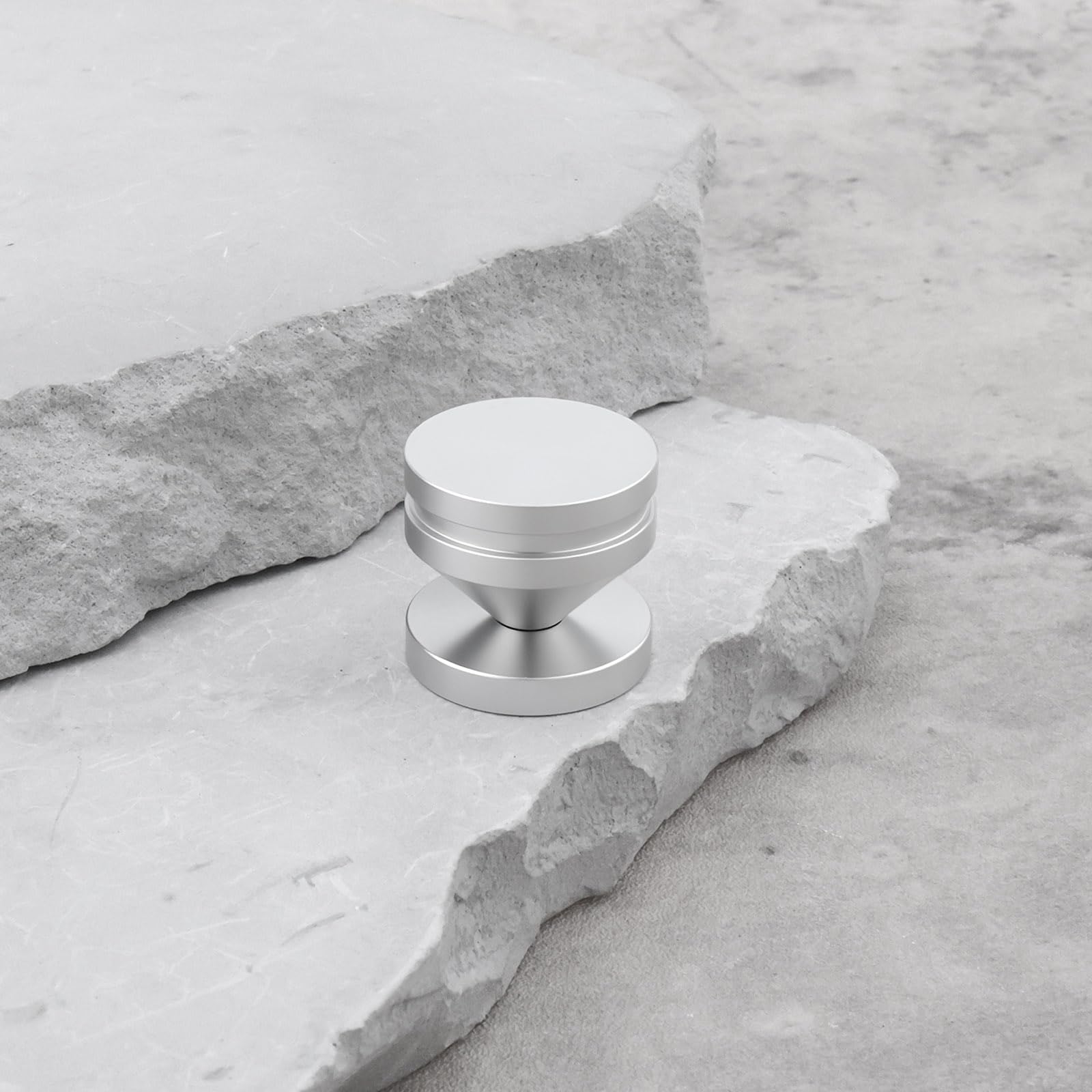 4 Piedini HiFi In Alluminio Con Molla Ammortizzante Per Altoparlanti E Giradischi – Diametro 44mm, Nero, Antivibrazione