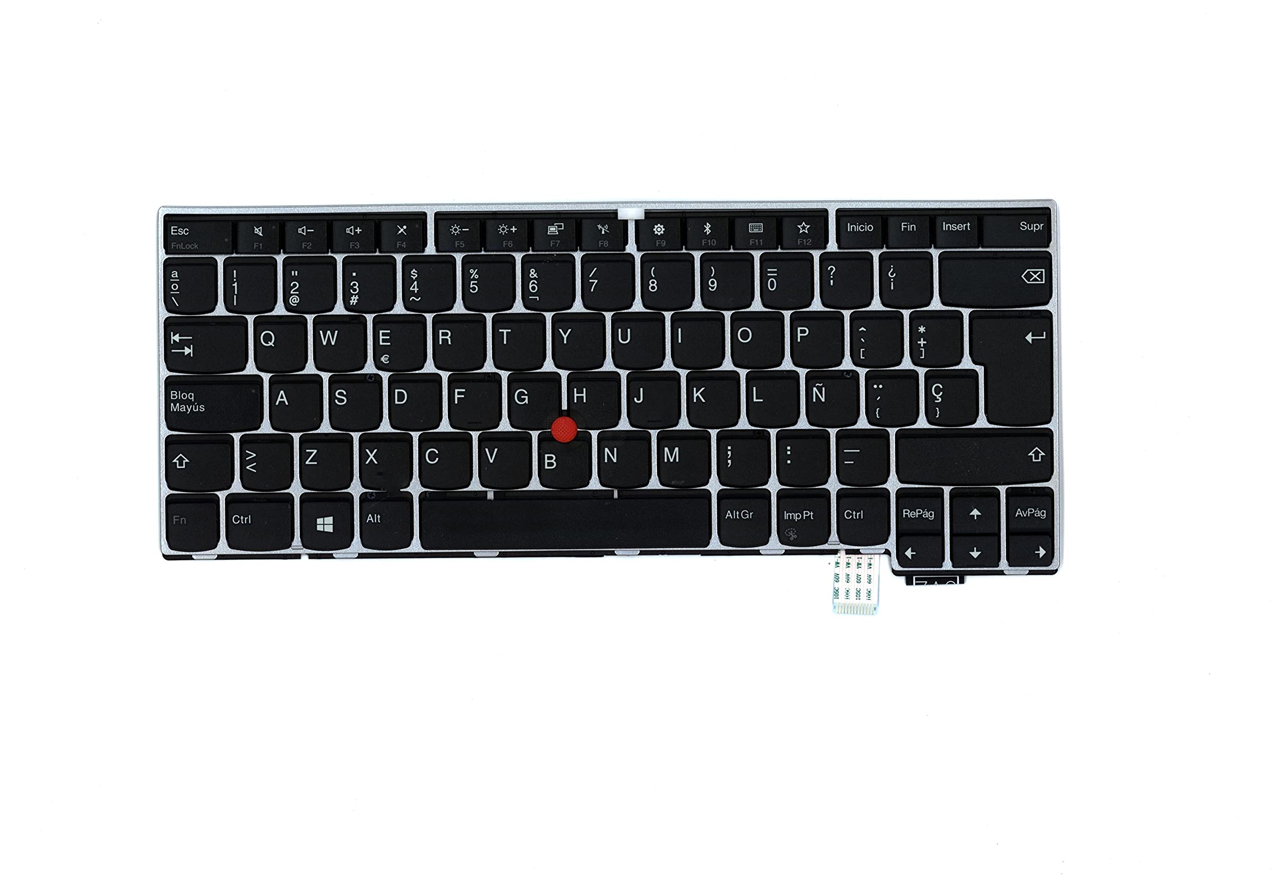 Teclado de respuesto Español retroiluminado para Lenovo Thinkpad Thinkpad 13 Gen 2, T460s, T470s