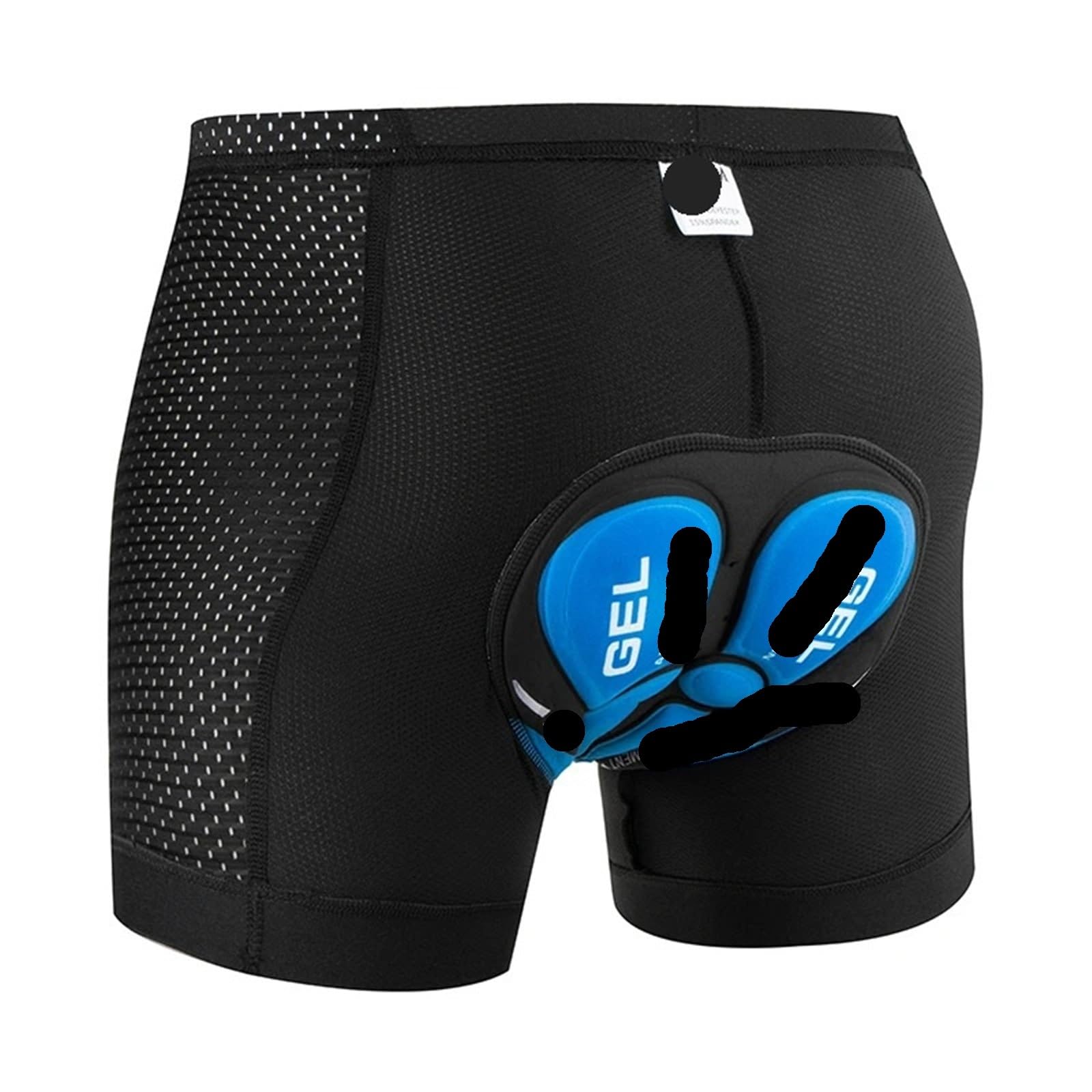 Pantaloncini da Ciclismo Pantaloncini da Ciclismo Traspiranti Uomo, 2 Pezzi, con Imbottitura in Gel 4D, Antiurto, for Mountain Bike e Bici Corsa(XL)