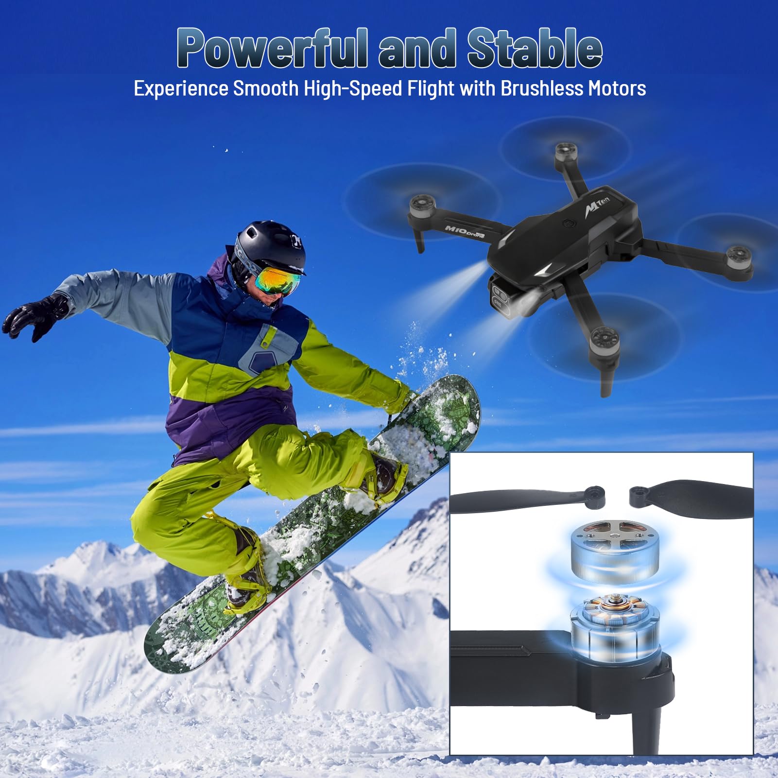 Drohne mit Kamera HD 4K,RC Faltbare FPV WiFi Live Ãœbertragung Drohne für Kinder Anfänger,2 Akku Lange Flugzeit,Headless Modus,Flugbahnflug,Hindernisvermeidung,One Key Start/Landen,Headless Modus
