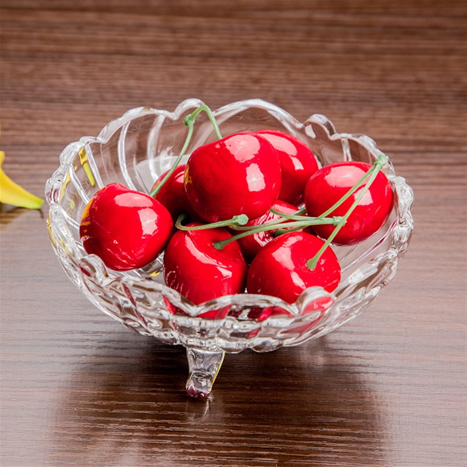 Schüssel, Kleine Obstschale aus Glas for den Haushalt, Snackschale