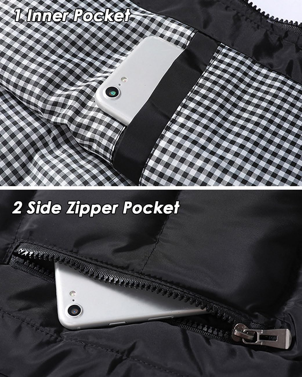 XinYangNi Mens Puffer Vest Quilted Outerwear Winter Warm Down Puffy Vests Lightweight Casual Padded Jacket - Image 4