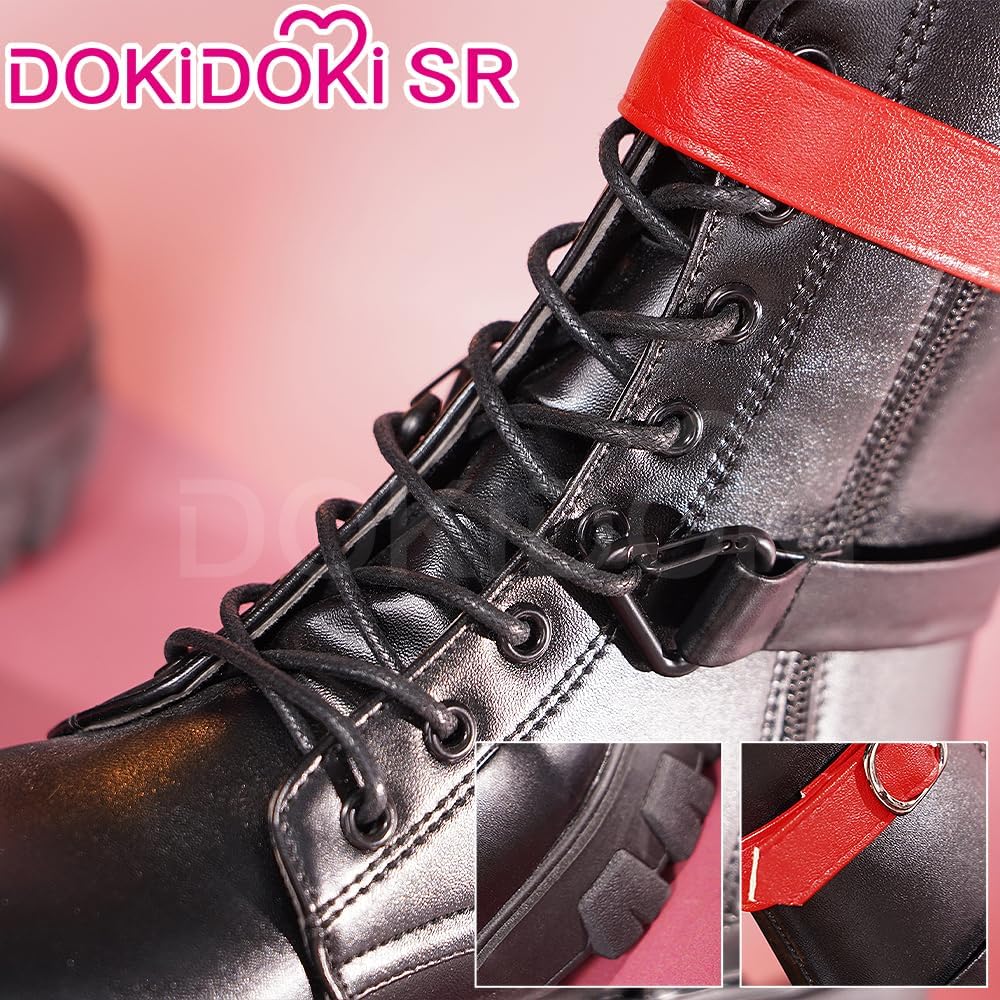 KIRA KIRA Love and Deepspace Heroine Hunter Cosplay Shoes Doki-SR Love and Deepspace Cosplay Boots for Halloween image 4