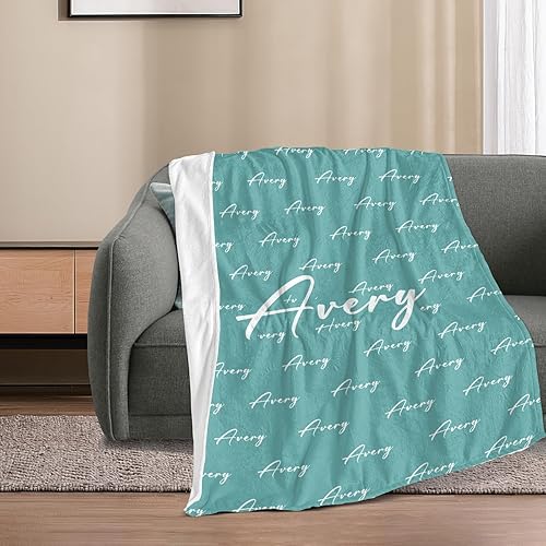 Miniatura 18 de Mantas de bebé personalizadas para niños y niñas, manta personalizada para bebé, manta para envolver con nombre, manta pequeña de felpa suave