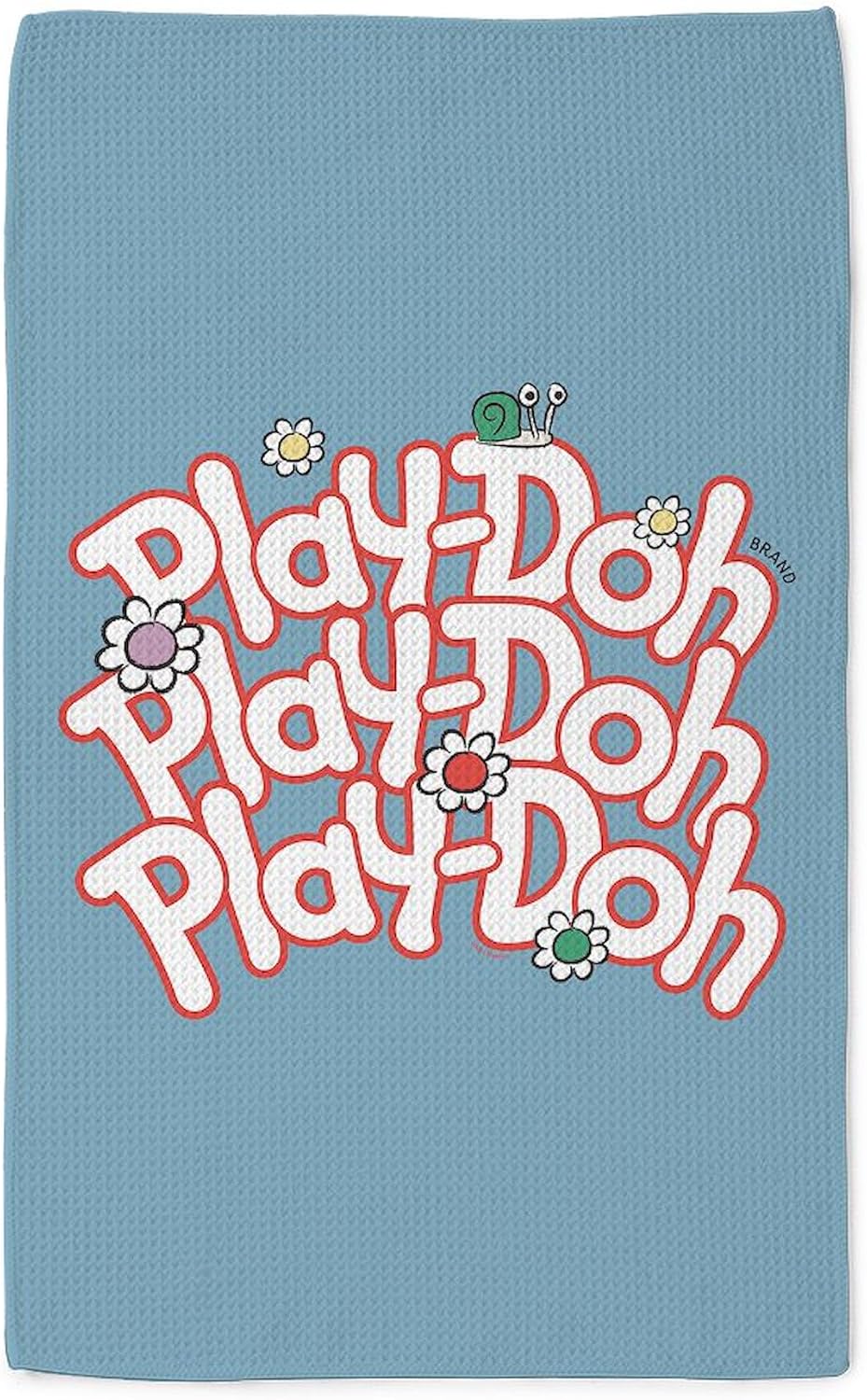 CafePress Play Doh: Fun Blossom Tea Towel