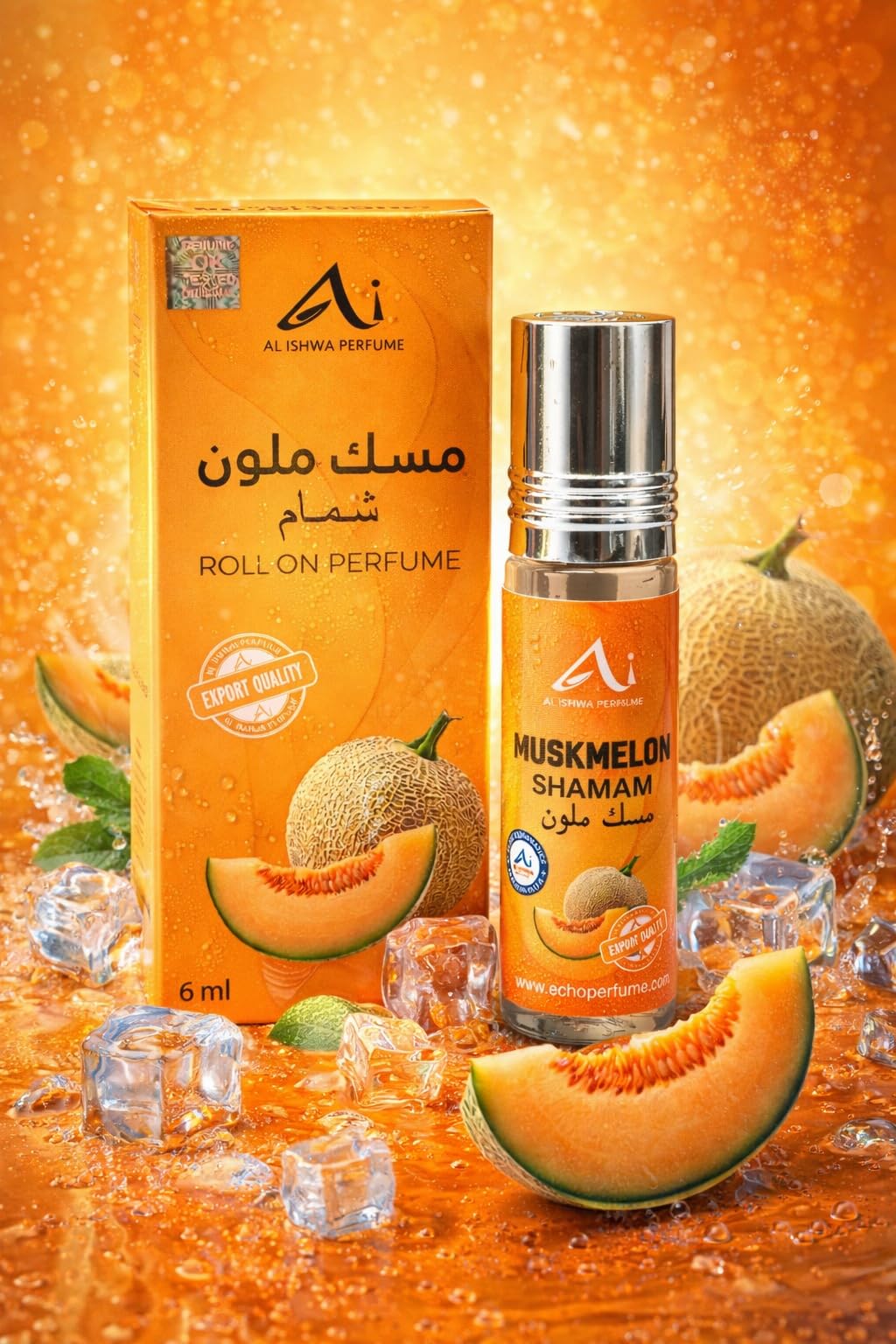 Muskmelon Shamam Roll On Attar Perfume Unisex, Travel Friendly, Convenient Roll-On, Alcohol-Free, Eco-Friendly Design, Long Lasting Flavour Fragrance (6ml)-image-19