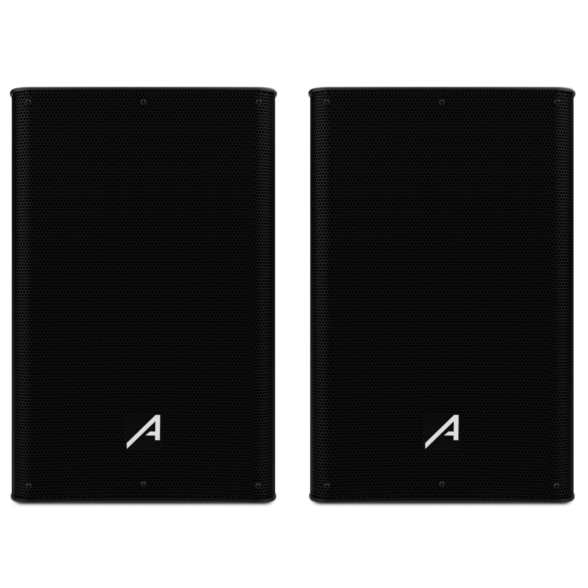 Audibax Freeport 215P - Lot de 2 Enceintes Passives 15" - Puissance 600W+600W - Enceintes Puissantes et Claires - Montage sur Pied ou au Sol - Grande Portabilité - Idéal pour Les Concerts