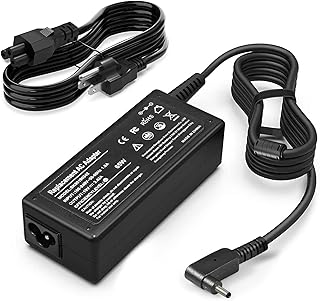 65W 45W Laptop Charger for Acer Aspire 5 A515-45 A515-56 A515-46 A515-54 A515-44 A515-55 A515-43 Aspire Vero AV15-51-7617 SF314-52 SP513-52N SP111-33 SF314-51 Slim Notebook AC Adapter Power Cord