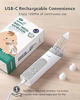 Vista 7 de Aspirador nasal para bebé, ventosa de nariz para bebé, ventosa de nariz para bebé, limpiador de nariz para bebé, ventosa automática de nariz