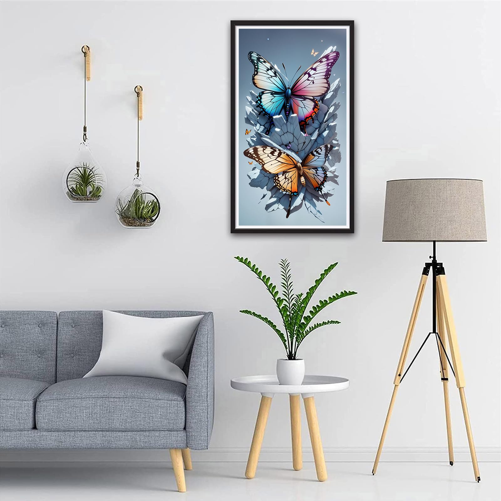 TOSTOG Diamond Painting Kit Pour Adulte Débutant,5D Girafe Et Fleurs Diamant Painting Images Ronde Diamond Peinture Diamant Adulte,Cristal Débutant Art Set Pour Décoration Murale Maison 30x40cm