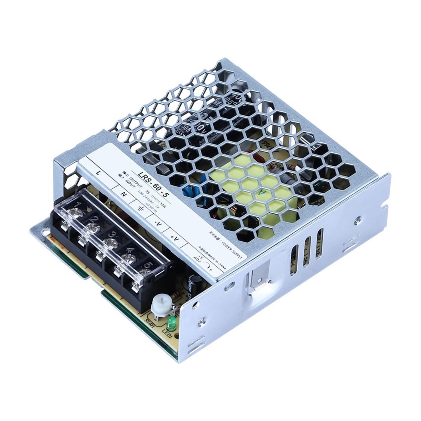 FCARUMIQP Lrs-60-5 60W 5V 12A Switching Power Supply 1Pcs