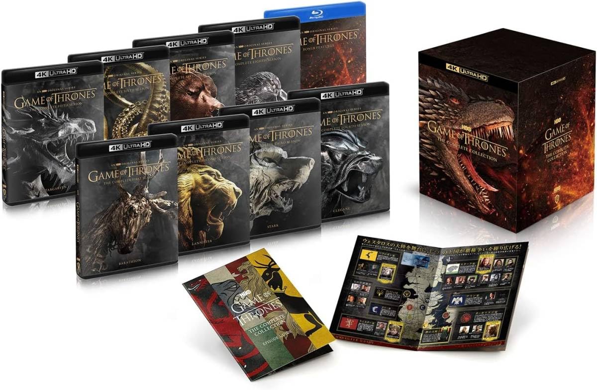 Amazon.co.jp: 未開封4k ultra HD & blu-rayゲーム・オブ・スローンズ