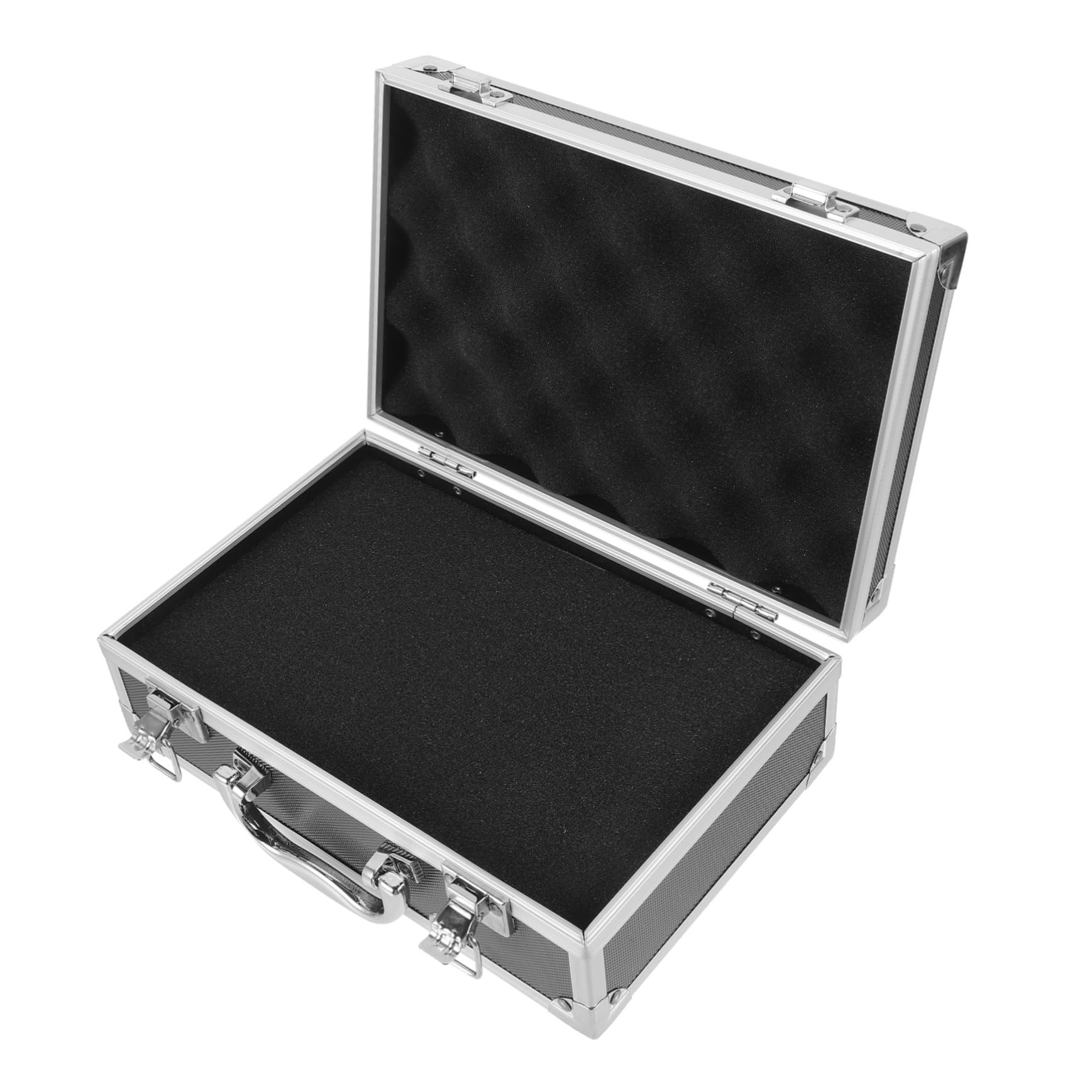 Cassetta Attrezzi in Lega di Alluminio Leggera e Resistente, Organizer Portatile per Utensili Design Anti-deformazione per Accessori da Viaggio