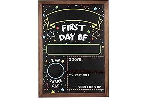 First & Last Day of School Chalkboard Sign