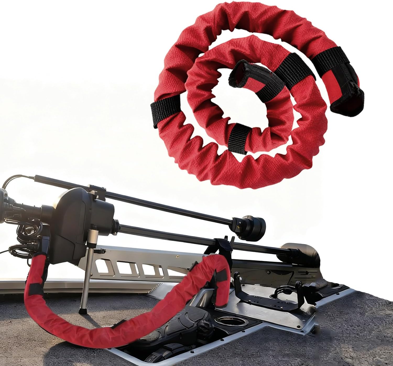 48" Trolling Motor Cable Sleeve - Wire Cover for Boat