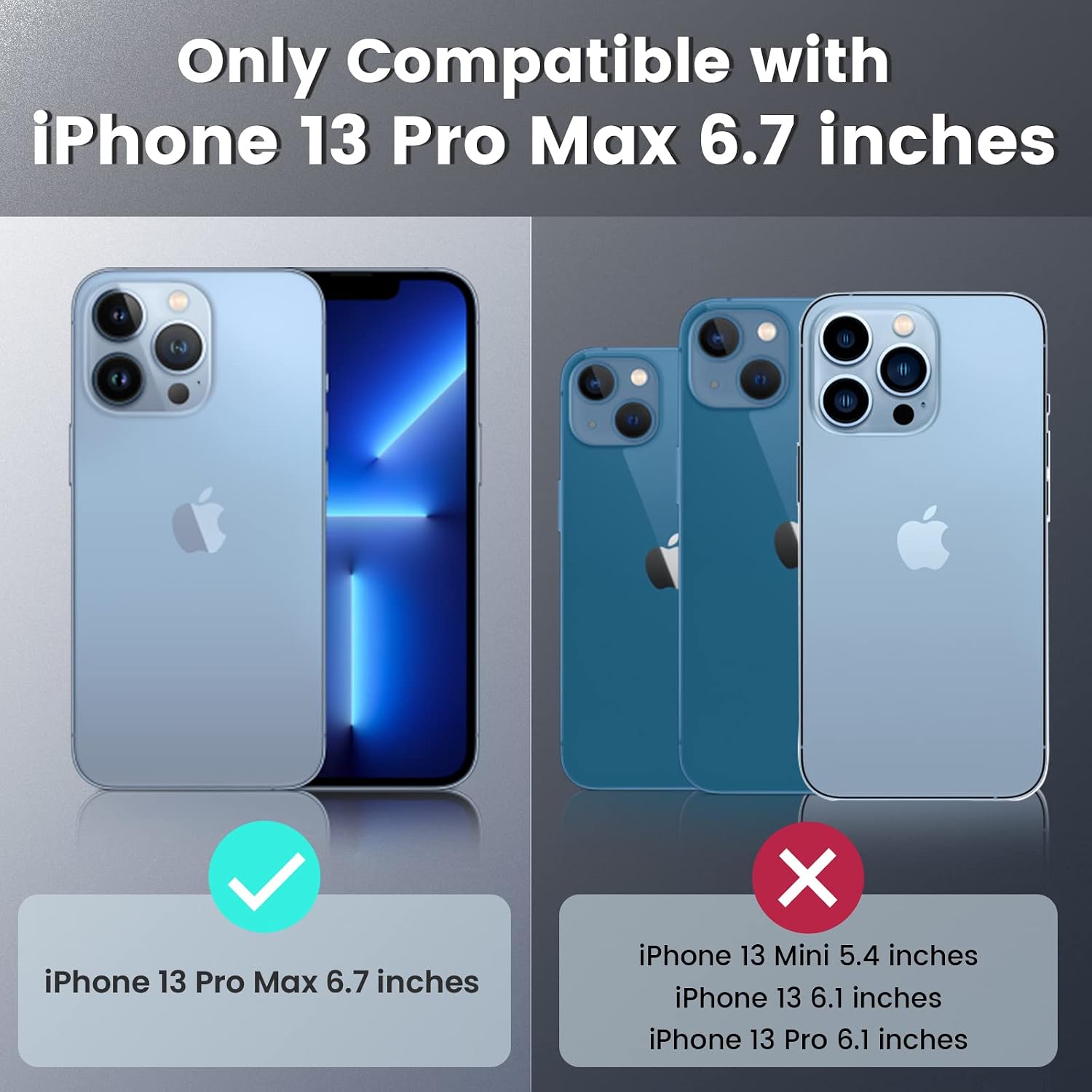Maxdara for iPhone 13 Pro Max Phone Case with Stand and Slide Camera Cover, iPhone 13 Pro Max Case with Screen Protector Drop Protection Case for iPhone 13 Pro Max 6.7 inch, Alpine Green