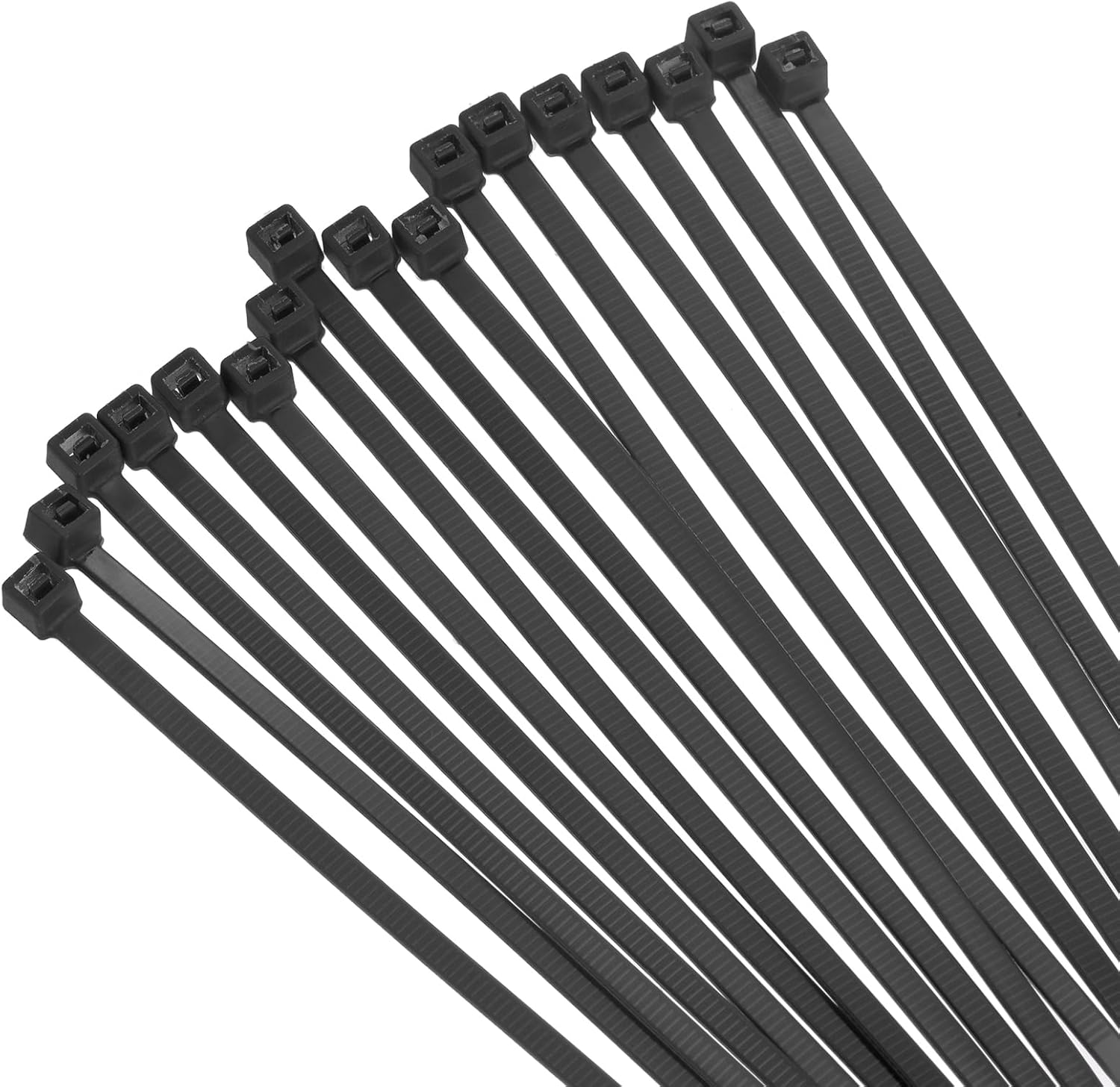 MECCANIXITY 250PCS Cable Zip Ties 14 Inch, Self-Locking Nylon Wire Ties with 30 lbs Tensile Strength for Indoor and Outdoor, Red
