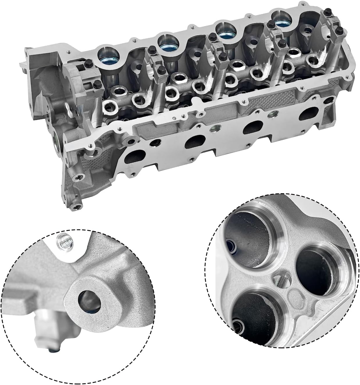 New Cylinder Head Assembly Fit for Ford F150 F250 F350 Expedition Mustang Explorer 2005-2014 Fit for Lincoln Navigator Mercury Mountaineer 2009-2014 5.4L 4.6L Left Driver Side Replaces# 3L3E6090KE
