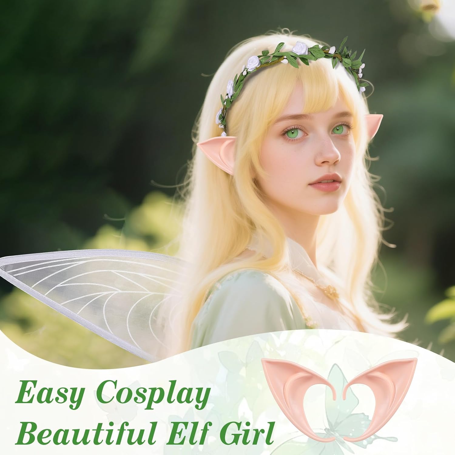 CLONG Fairy Wings Adult Women Fairy Wings for Girls Butterfly Wing Halloween Dress Up