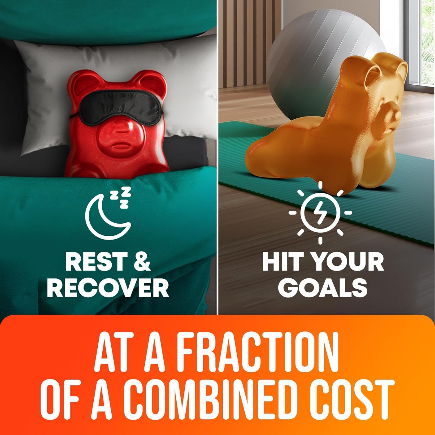 Joyli L-Tyrosine + Ashwagandha Gummies – Focus, Memory & Mental Clarity Support – Vegan Formula with Vitamin C & Zinc – 2 Pack for Adults & Kids