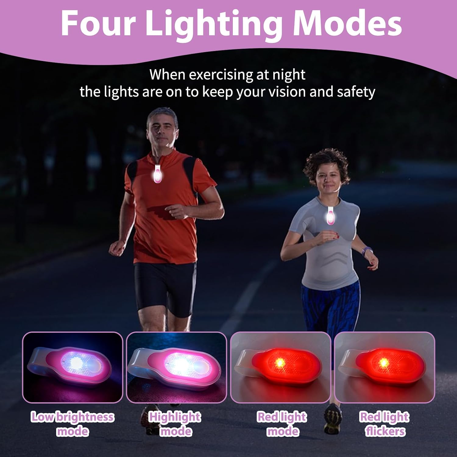 Nurse Night Light Hands Free LED Flashlight Clip on Flashlight for Walking image 4