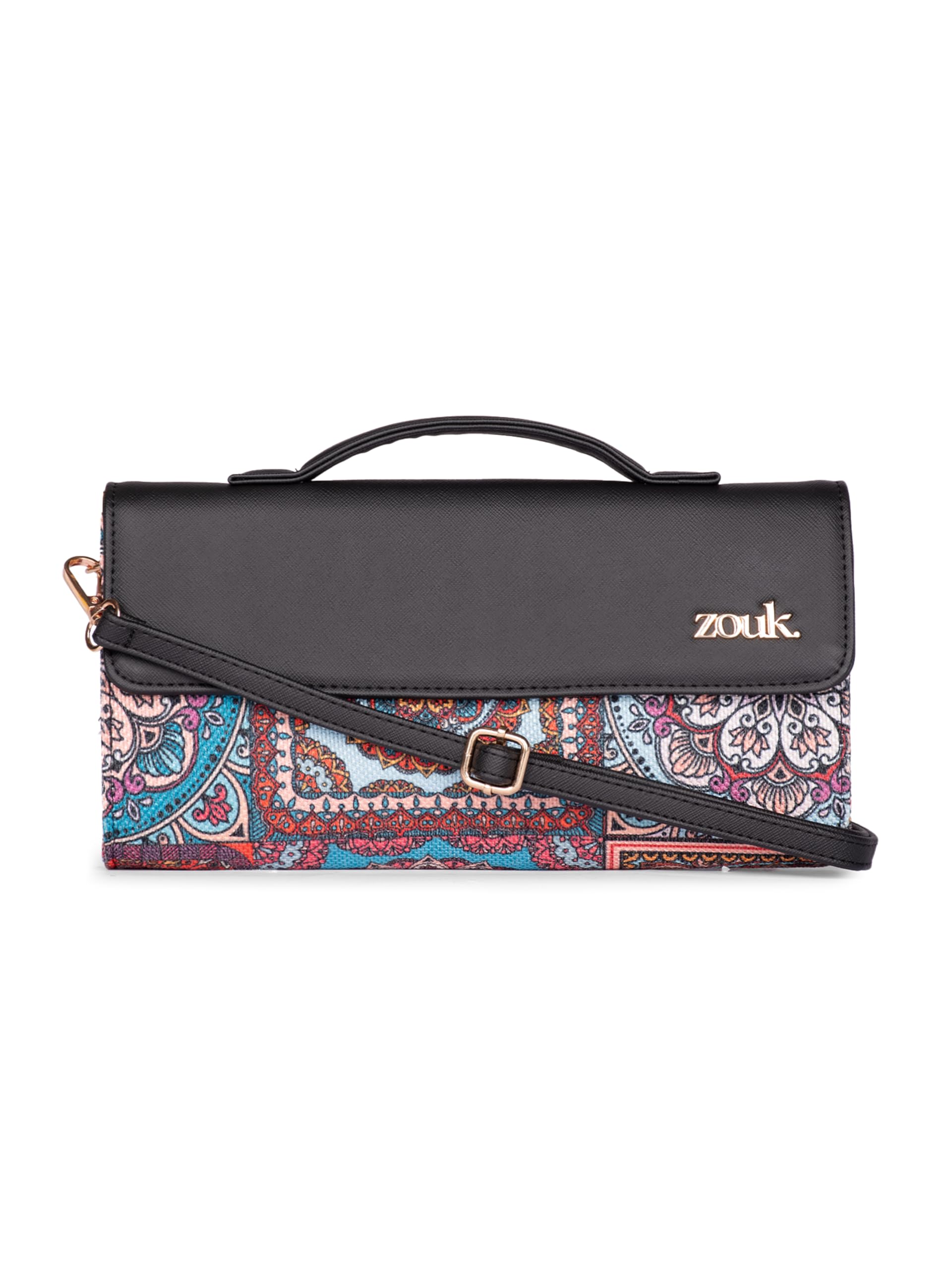 zouk Rhea Kapoor Clutch - | Vegan Leather Designer Clutch for Women-picture-20