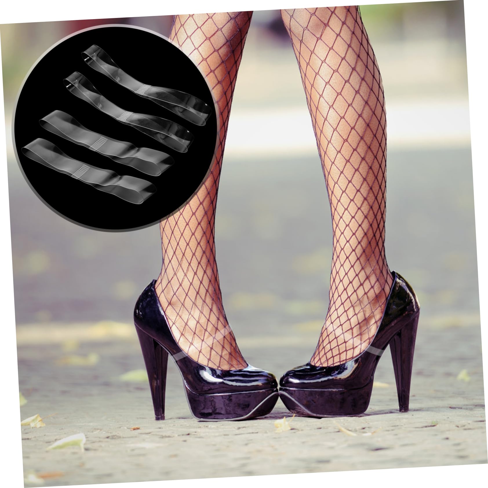 SOIMISS 32paia Cinturini Antiscivolo Trasparenti Per Tacchi Cinghie Regolabili Tpu Per Donne Accessori Anti-allentamento Per Scarpe Senza Lacci Supporto Per Talloni e Comfort Duraturo