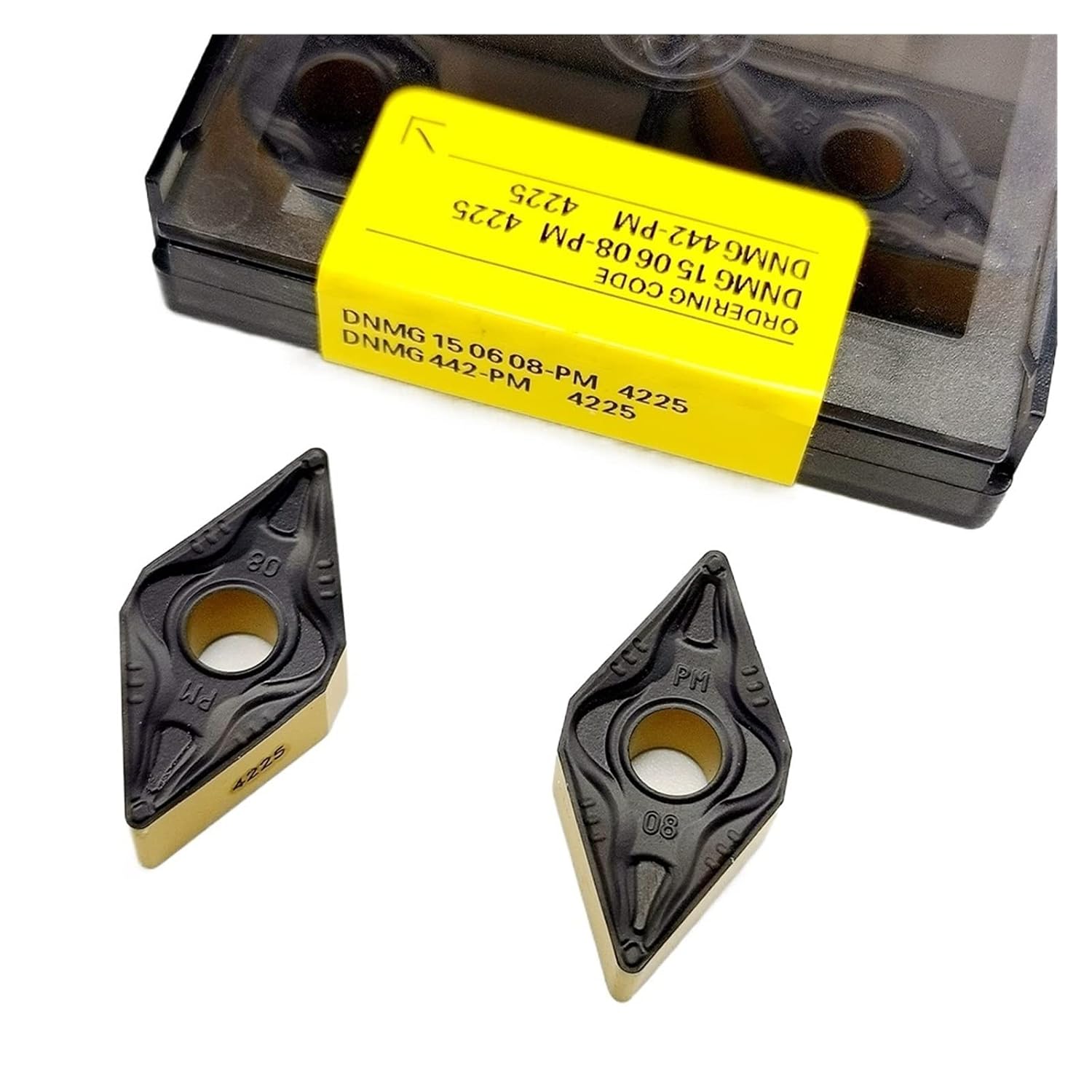 Indexable Carbide Lathe Tool DNMG150608 DNMG150604 DNMG150404 PM4225 Carbide Insert CNC Tool Inner Alloy(DNMG150604 PM 4225)