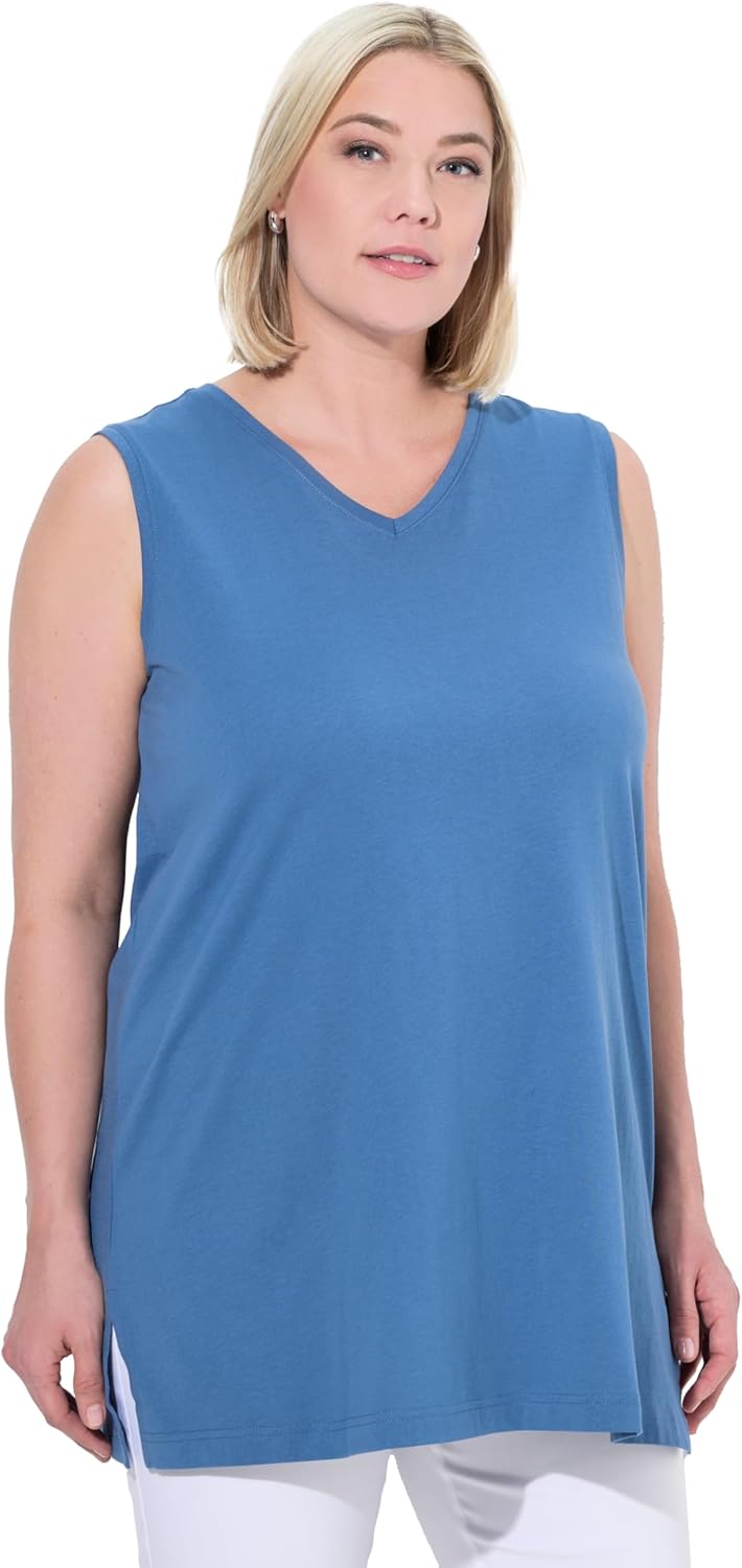 ULLA POPKEN Basic Shirt, V-Ausschnitt, Slim, Langarm