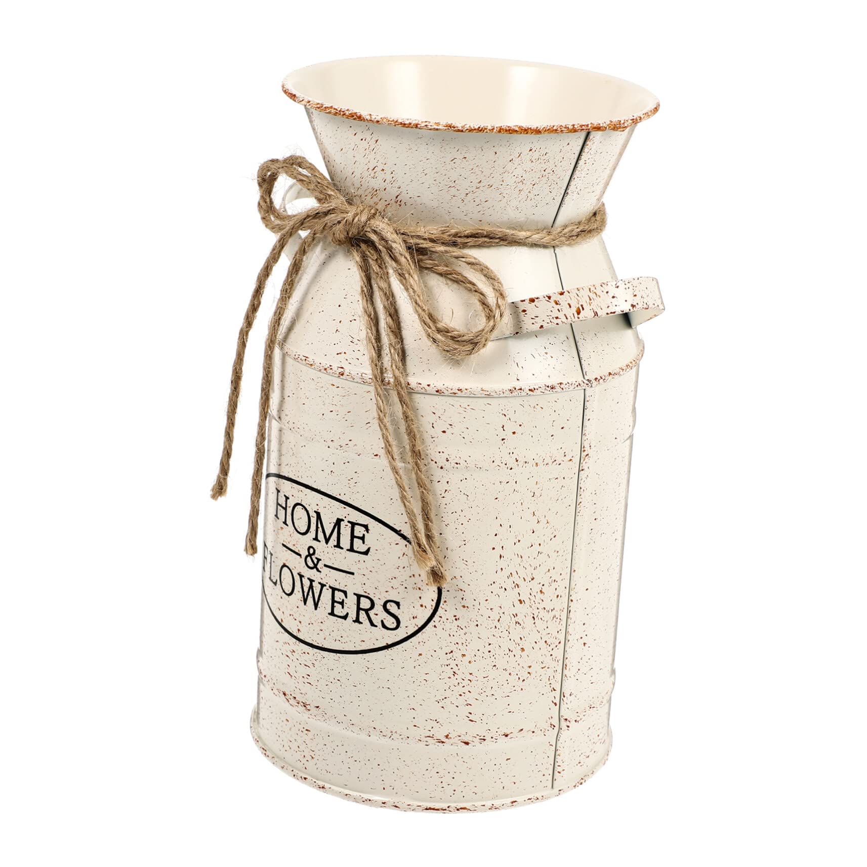 DECHOUS Lechera De Hierro Cubo De Flores Cesta para Plantas Decoración De Jardín