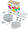 Nanoleaf Shapes Hexagon NL42-0006HX-9PK Starter Pack, 9 Pieces, Easy Installation, 16.8 Million Colors, RGBCW Multicolor, Smart Light, Gaming Light Panel, Interior