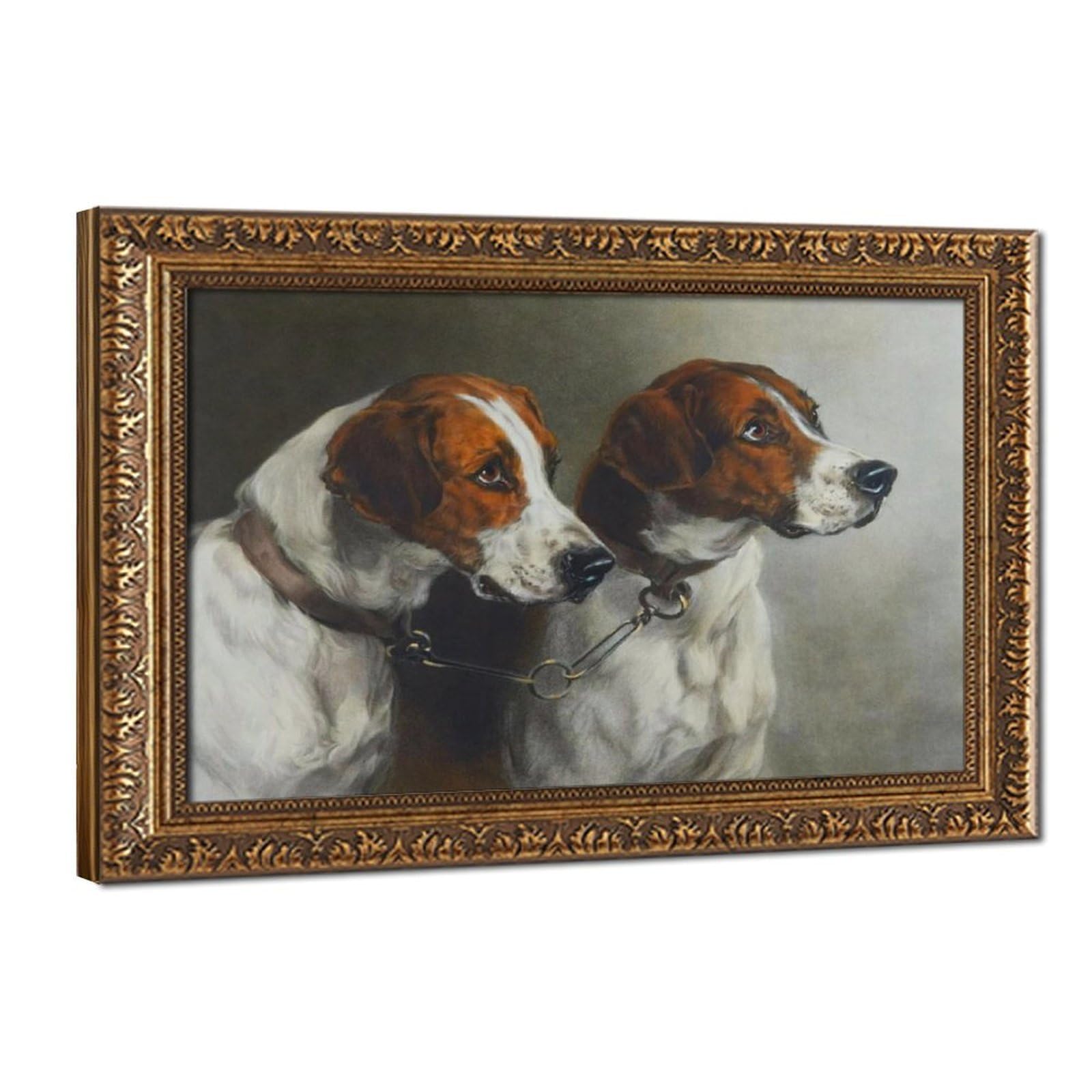 Bareronor Foxhounds Aft. Heywood Hardy Canvas Poster Bedroom Decor Landscape Office Room Decor Gift 24" L X 36" W