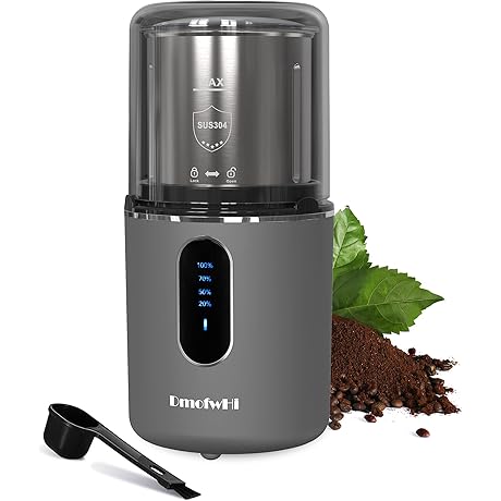 DmofwHi Cordless Battery Coffee Grinder