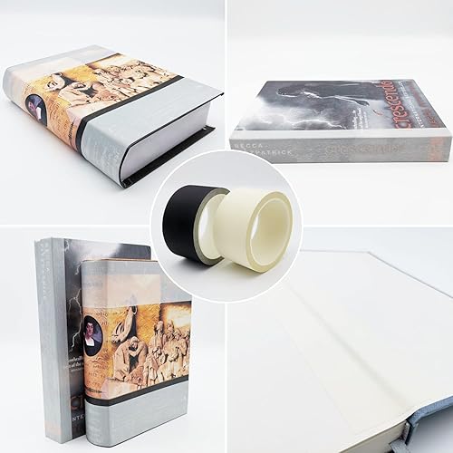 Miniatura 7 de Cinta de encuadernación de libros, cinta de reparación de libros de 2 pulgadas de ancho, sin ácidos, fácil de usar, material flexible de