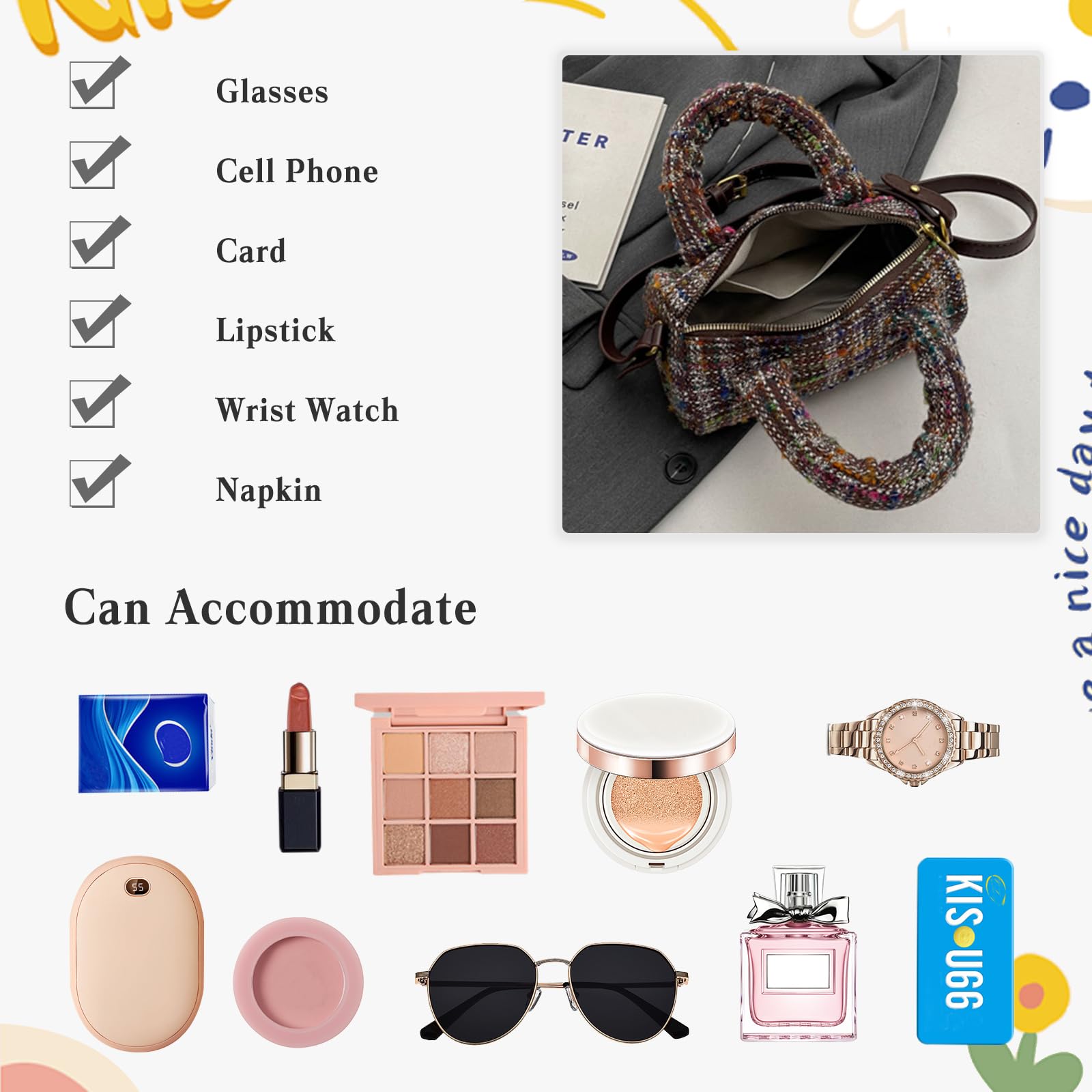 Bolso Bandolera para Mujer Bolso de Mano de Lona Bolsos Cilíndricos Media Bolsa Shopper Ligero Bolso de Hombro Bolsos Cruzados Retro Bolso Tote para Viajes Trabajo Citas Compras Café