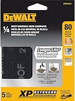 Vista 2 de DEWALT DWAM4321 Hoja de malla de grano 80 (5 hojas), 1/4