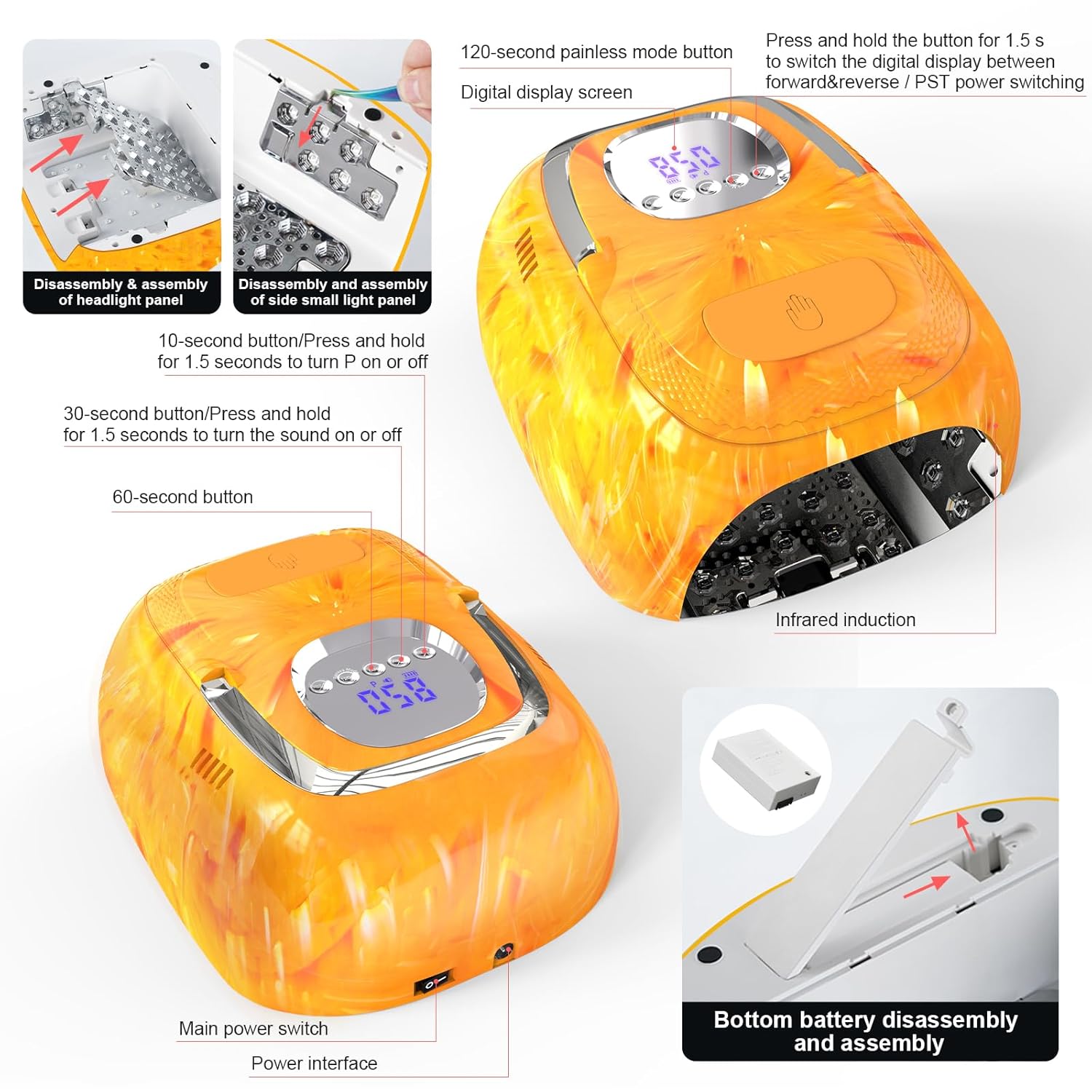 LimeGirl Lâmpada de unhas sem fio, secador de unhas LED UV potente de 72 W com contas e bateria substituíveis, luz UV para esmalte de gel, recarregável e portátil para salão de… em promoção! Veja a oferta e mais achadinhos de Cabines UV/LED 2 Hoje é o melhor dia para comprar LimeGirl Lâmpada de unhas sem fio, secador de unhas LED UV potente de 72 W com contas e bateria substituíveis, luz UV para esmalte de gel, recarregável e portátil para salão de… com aquele preço maroto! Promoção! Aproveite a oferta! 2