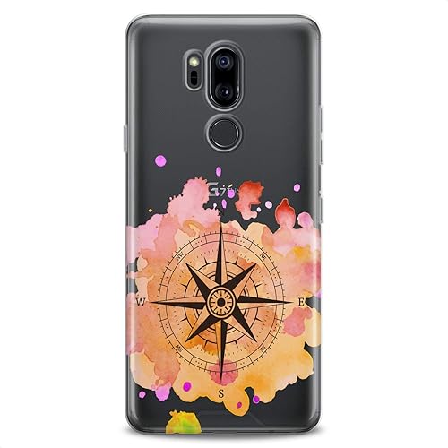 Miniatura 9 de Carcasa de TPU para LG Stylo 6 K61 K51S K42 K30 K20 Stylo 5 K40 K11 K10 K8 Abstract Compass Design Art Amarillo Suave Transparente Silicona Rosa