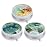 3 Pack Pill Box, Small Pill Case for Purse & Pocket, Cute Travel Medicine Organizer, Portable Medicine Container Holder to Hold Vitamins, Medication, Fish Oil & Supplement, Ink Texture
