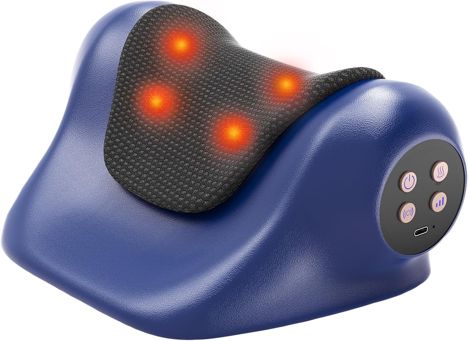 SteBeauty Masseur Cervical avec Chaleur 3 Températures (41-45°C), 3 Modes Vibration Sans Fil Forme Ergonomique en U Soulage Douleurs Cervicales, Épaules et Dos Cadeau Homme Femme