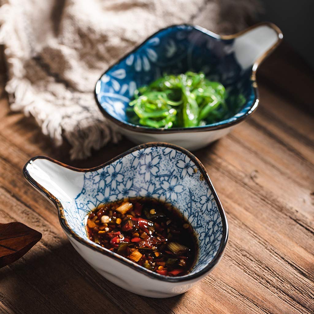 Mały talerz 10 szt. Ceramiczne sosjerki Talerze w kształcie ryby Spodki Miska na sushi Przekąska Zestaw naczyń obiadowych w stylu japońskim Przekąski Talerze sałatkowe